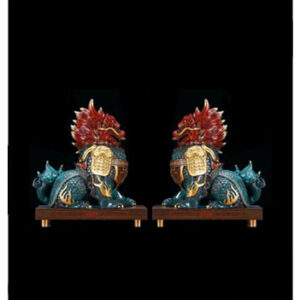 รูปปั้น Chi Lin (กิเลน) Li Shi Fu Auspicious Chilin Couple Statue (รอสินค้า 15 วัน)
