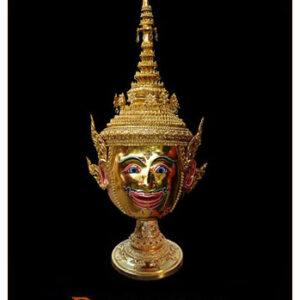 หัวโขน รามเกียรติ์ Ramayana Ban Ruk Lakshmana Luxury Head Statue (พระลักษณ์) (1/1 Wearable) (รอสินค้า 30 วัน)