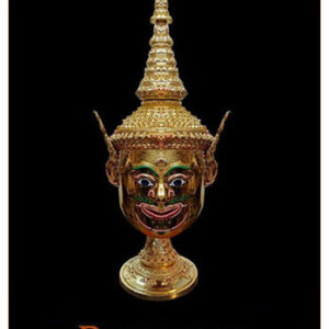 หัวโขน รามเกียรติ์ Ramayana Ban Ruk Lakshmana Head Statue (พระลักษณ์) (1/1 Wearable) (รอสินค้า 15 วัน)