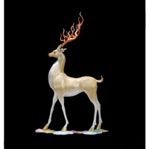 รูปปั้น Deer (กวาง) Li Shi Fu Nine Colored Deer King Statue (Pre Order 15 วัน)