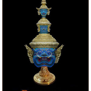 หัวโขน รามเกียรติ์ Ramayana Ban Ruk Ravana Luxury Head Statue (ทศกัณฑ์) (1/1 Wearable) (รอสินค้า 30 วัน)