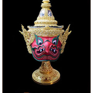 รูปปั้นหัวโขน รามเกียรติ์ Ramayana Ban Ruk 1/1 Garuda Head Statue (พญาครุฑ) (1/1 Wearable) (รอสินค้า 30 วัน)